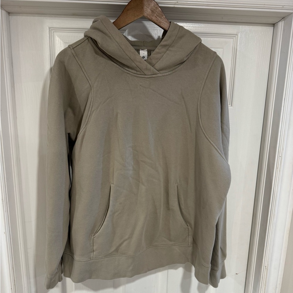Lululemon loungeful hoodie size 14 river rock